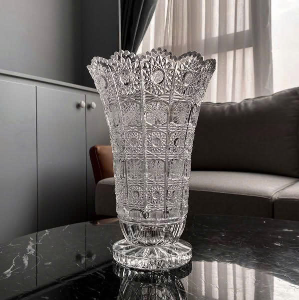 Bình hoa pha lê Bohemia M57 30.5cm – Trang trí sang trọng, quà tặng cao cấp