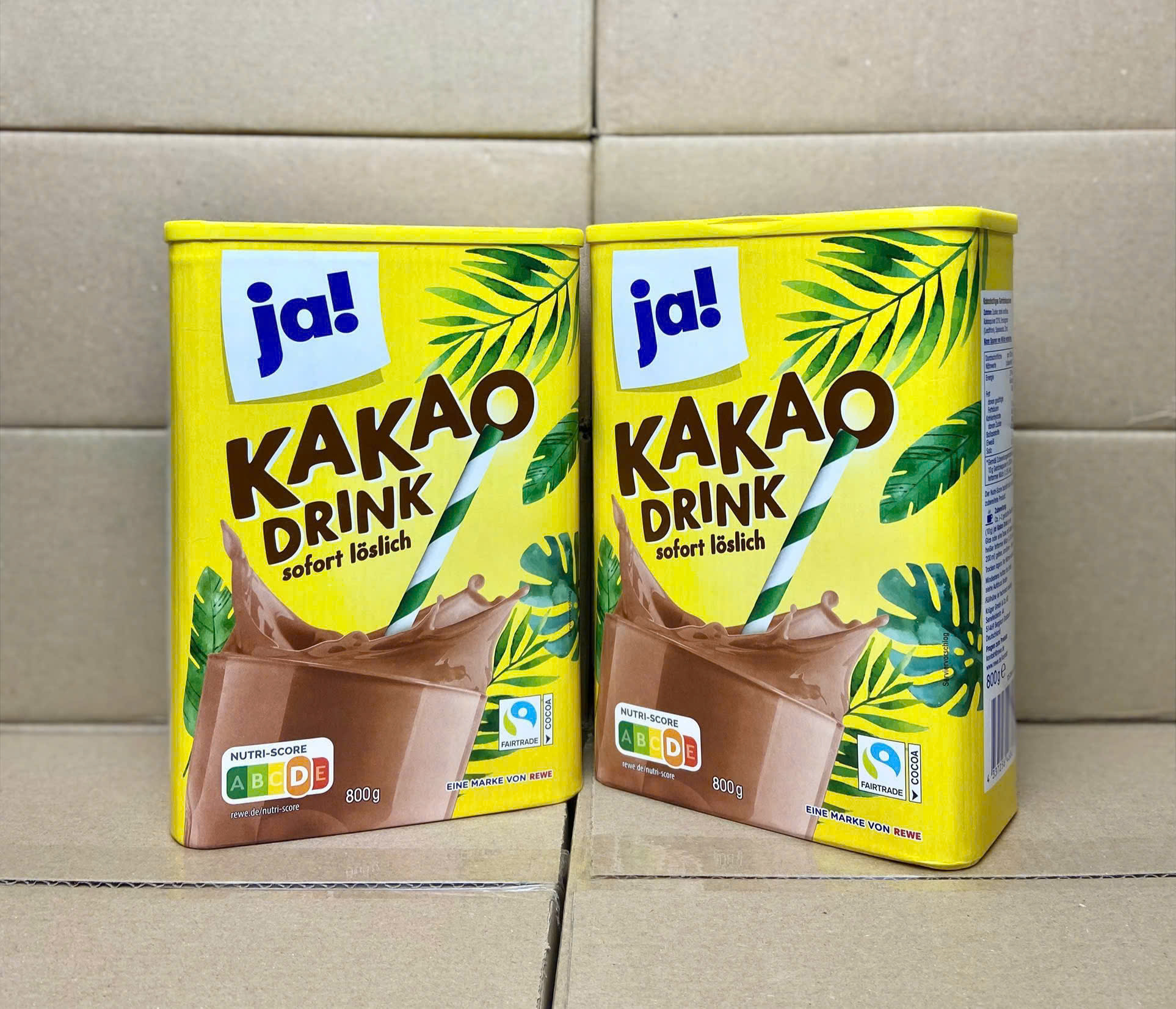 Bột Cacao Hòa Tan Ja! Kakao Drink 800g Đức – Ly Cacao Chuẩn Châu Âu Cho Cả Gia Đình