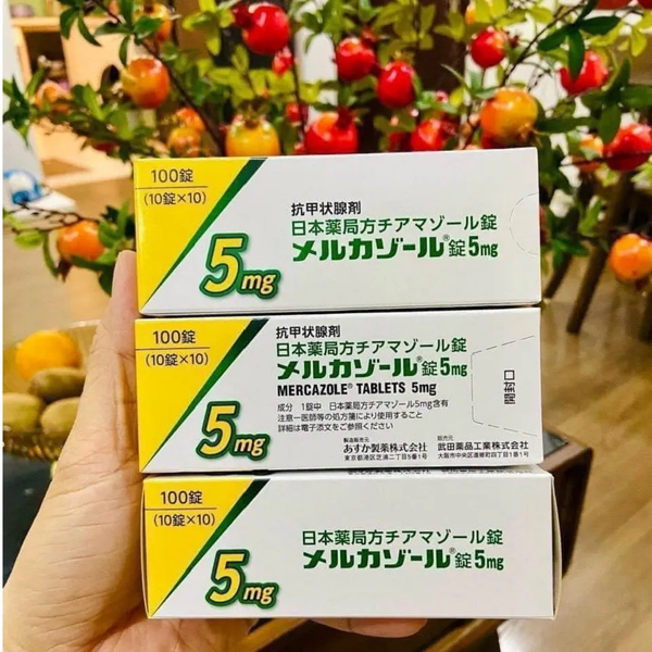 Viên Uống Hỗ Trợ Tuyến Giáp, Cường Giáp Mercazole 5mg – Giải pháp chăm sóc sức khỏe tuyến giáp