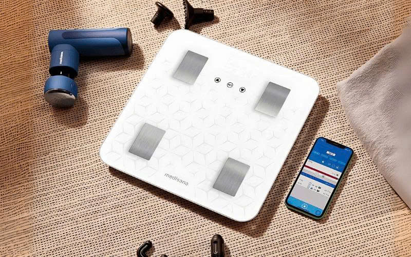 Cân sức khỏe Medisana BS 310 Connect 7in1 Bluetooth – Phân tích cơ thể chính xác
