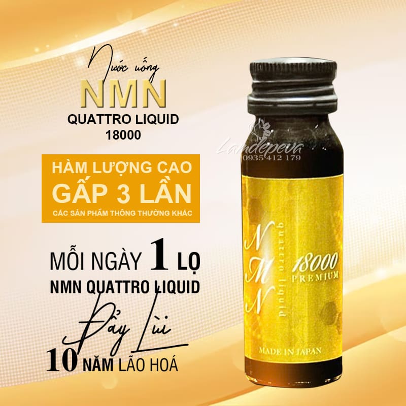 NMN 18000 Premium Extra Liquid – Bổ sung NMN và dưỡng chất mỗi ngày