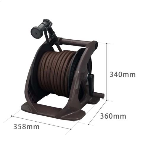 Bộ cuộn ống tưới cây 20m tough brown Takagi R220TBR – Giải pháp tưới tiện lợi, bền bỉ chuẩn Nhật