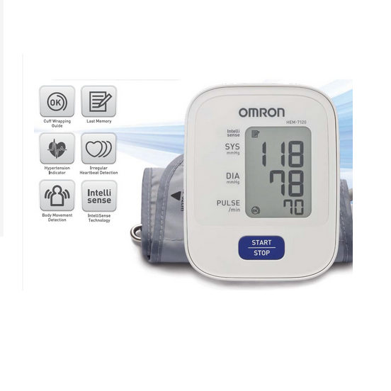 Máy đo huyết áp Omron Hem 7120 - Nội địa Nhật Bản