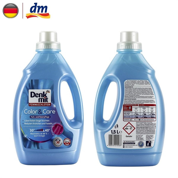 Denkmit Nước Giặt Xả 1.5L – Quần Áo Sạch Thơm, Lưu Hương Dễ Chịu