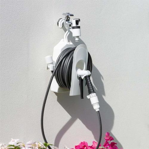 Bộ cuộn vòi tưới cây treo tường 15m Takagi R115CG – Gọn gàng, tiện lợi, dây chống xoắn