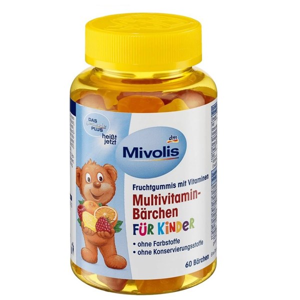 Kẹo Gấu Mivolis Đức 60 Viên – Bổ Sung Vitamin Cho Bé Khỏe Mạnh, Ăn Ngon Mỗi Ngày