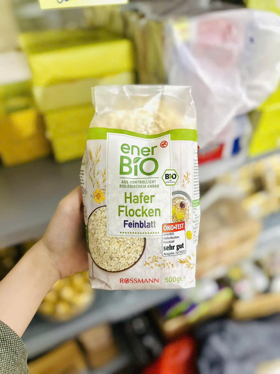 Yến mạch hữu cơ EnerBio 500g Rossmann Đức – Bữa sáng dinh dưỡng cho cả gia đình