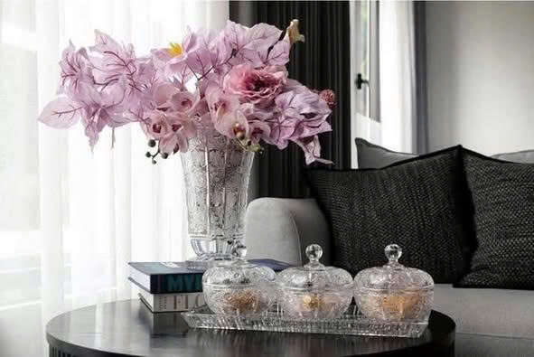 Bình hoa pha lê Bohemia M57 30.5cm – Trang trí sang trọng, quà tặng cao cấp