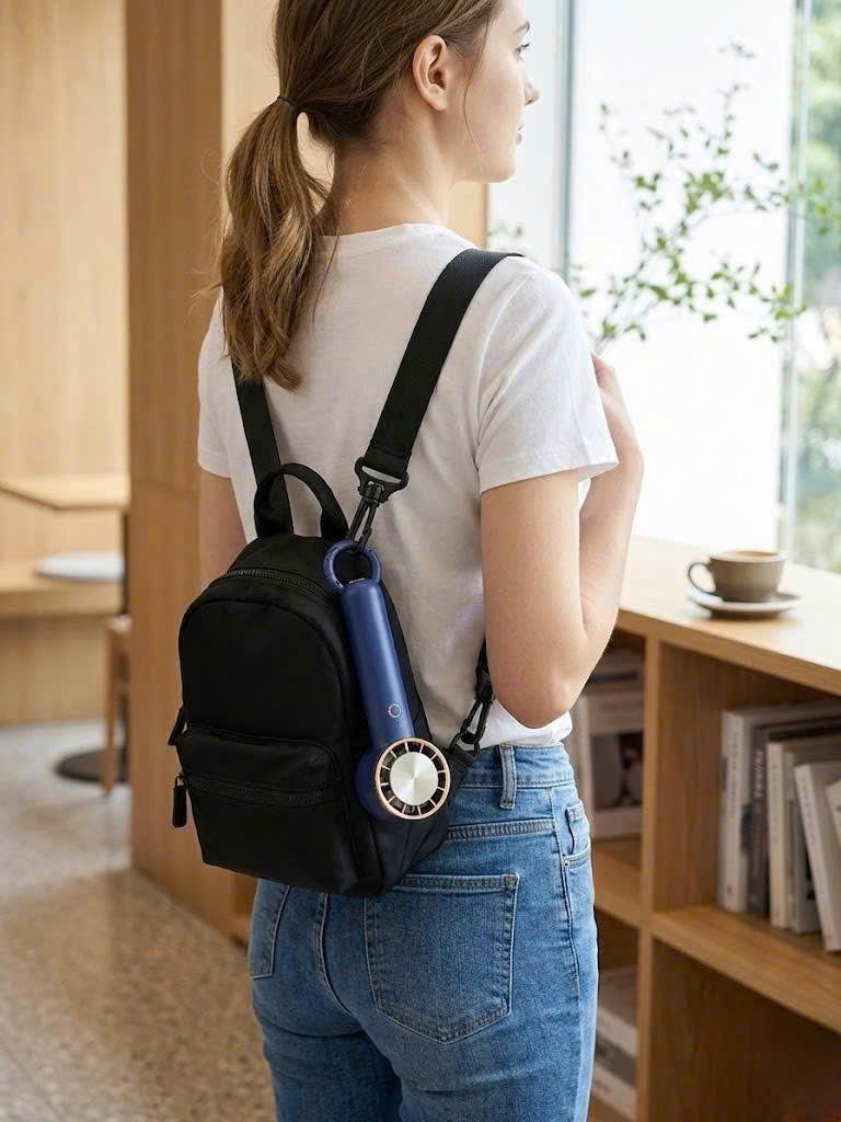 Quạt Cầm Tay Sò Lạnh Kakusee Nhật Bản – Làm Mát Nhanh, Nhỏ Gọn Tiện Mang Theo