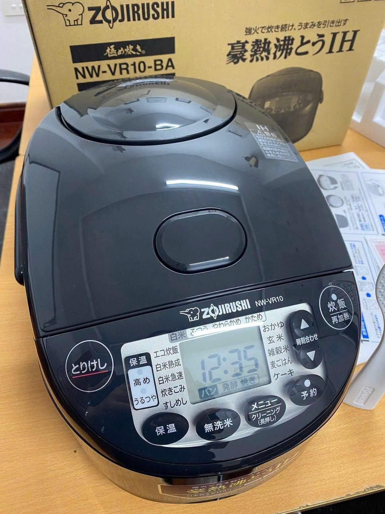 Nồi cơm điện cao tần IH Zojirushi NW-VK10-BA nội địa Nhật – Bí quyết cho bữa cơm ngon chuẩn Nhật