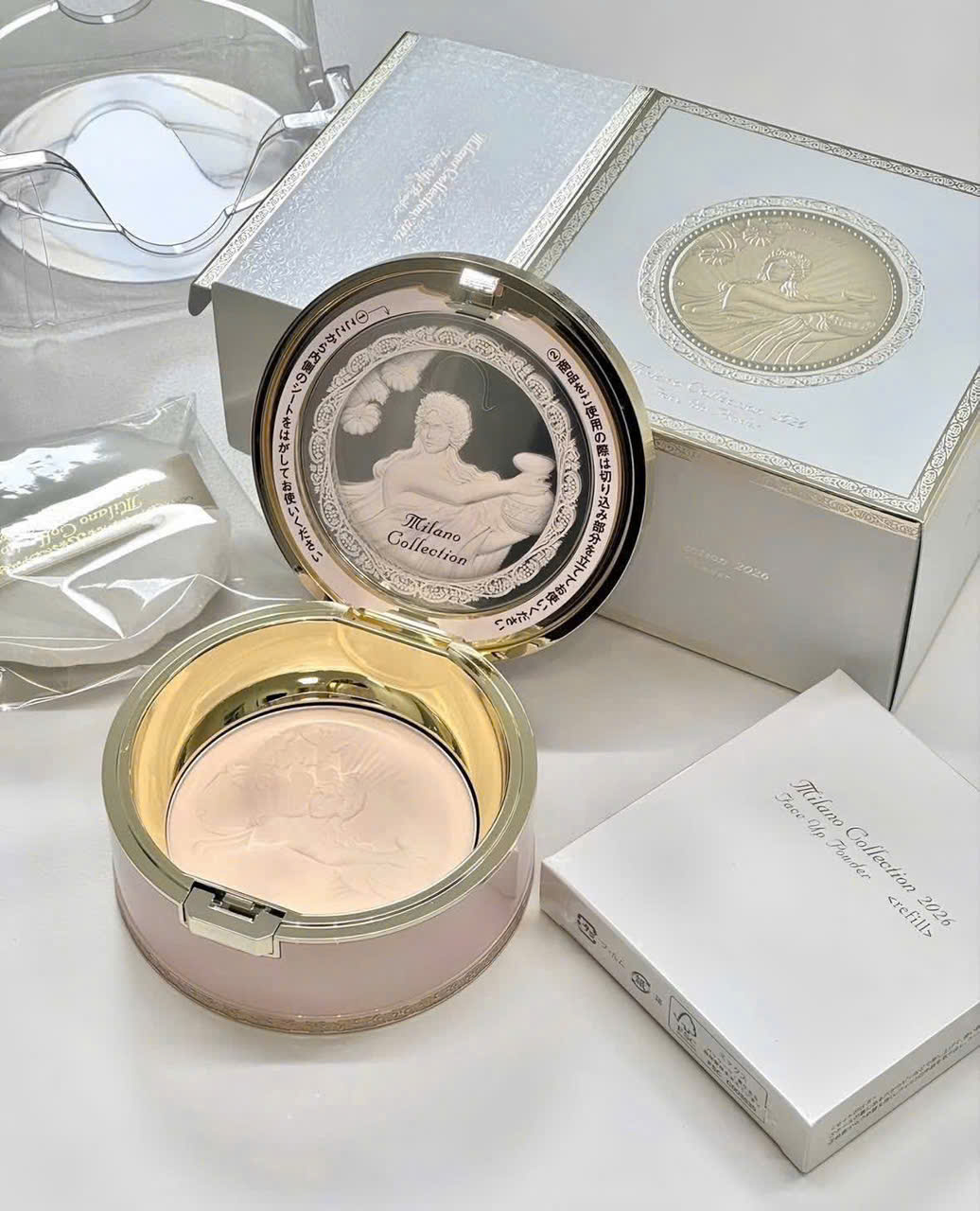 Phấn Phủ Thiên Thần Kanebo Milano Collection 2026 Nhật Bản - Kiềm Dầu, Mịn Da, Phiên Bản Giới Hạn