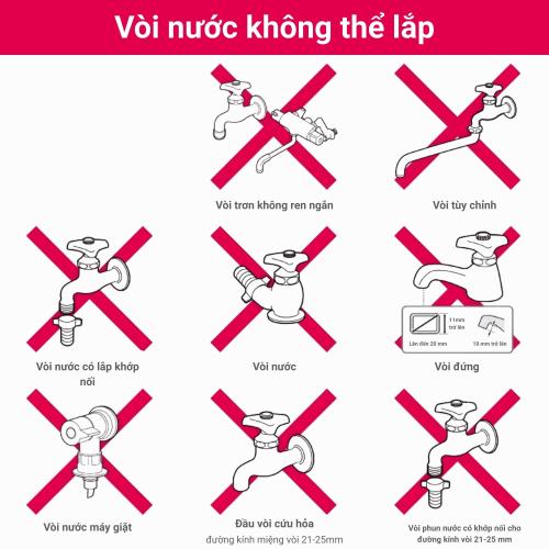 Bộ Chuyển Đổi Đầu Vòi Takagi G5043WT – Giải pháp kết nối nhanh, tiện lợi cho mọi gia đình