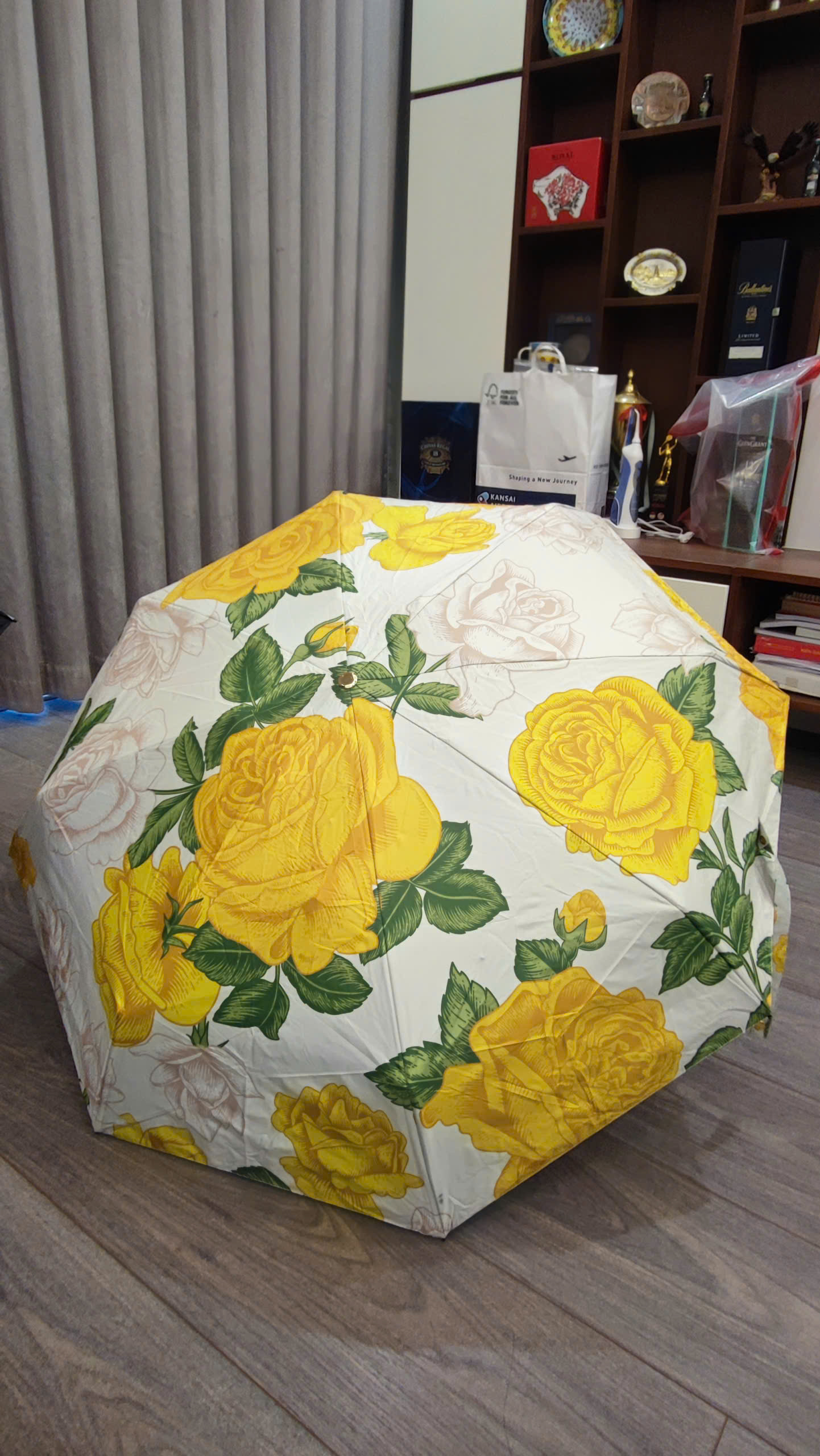 Ô Nhật Bản Hoa Văn Nghệ Thuật 2 Mặt – Ô 2 Lớp Chống Nắng, Chống UV Cao Cấp