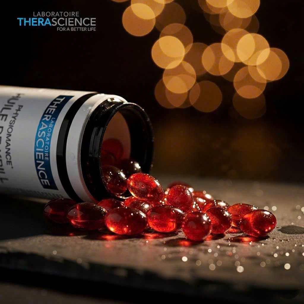 Dầu nhuyễn thể Therascience Huile de Krill 60 viên – Omega 3 hấp thu vượt trội từ Phospholipid