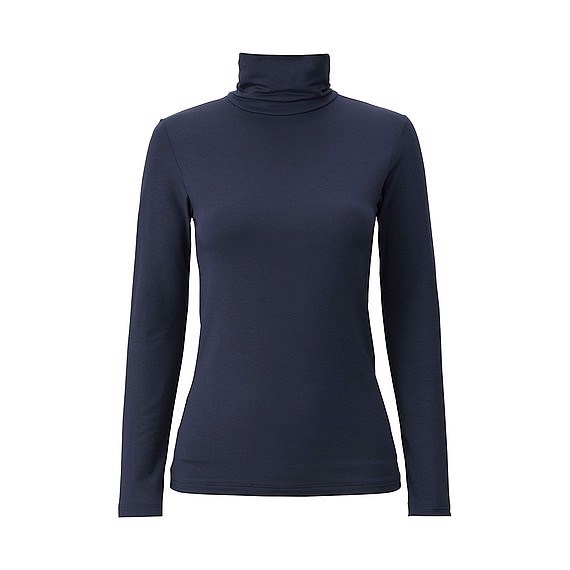 Áo giữ nhiệt nữ cổ lọ Heattech Uniqlo