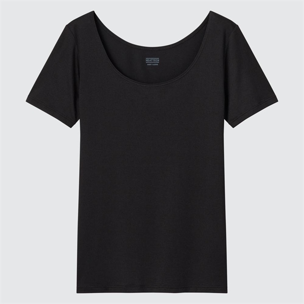 Áo giữ nhiệt nữ cộc tay Heattech Uniqlo