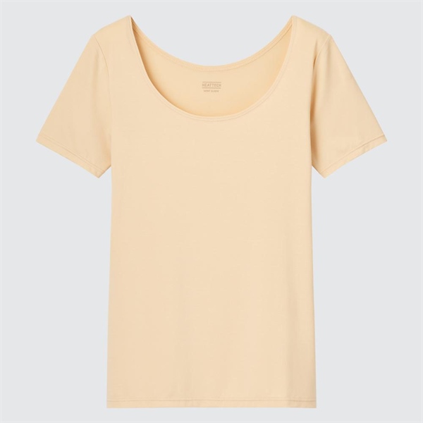 Áo giữ nhiệt nữ cộc tay Heattech Uniqlo