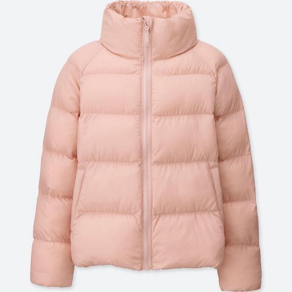 Áo phao bé gái Uniqlo không mũ