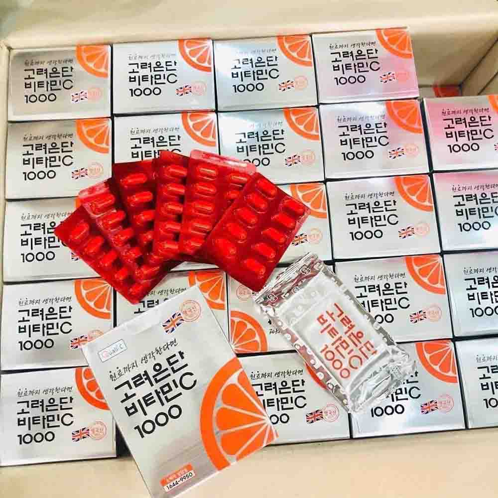 Viên Uống Vitamin C 1000mg EUNDAN 120 Viên – Hỗ Trợ Tăng Đề Kháng, Dưỡng Sáng Da Và Giảm Thâm Sạm