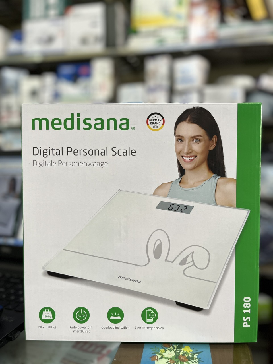 Cân Sức Khỏe Medisana PS180 Chính Hãng Đức – Cân Điện Tử Chính Xác Cho Gia Đình