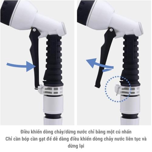 Vòi Phun Nước Takagi RaCroClock E QG551 – Giải Pháp tưới tiêu và vệ sinh đa năng chuẩn Nhật