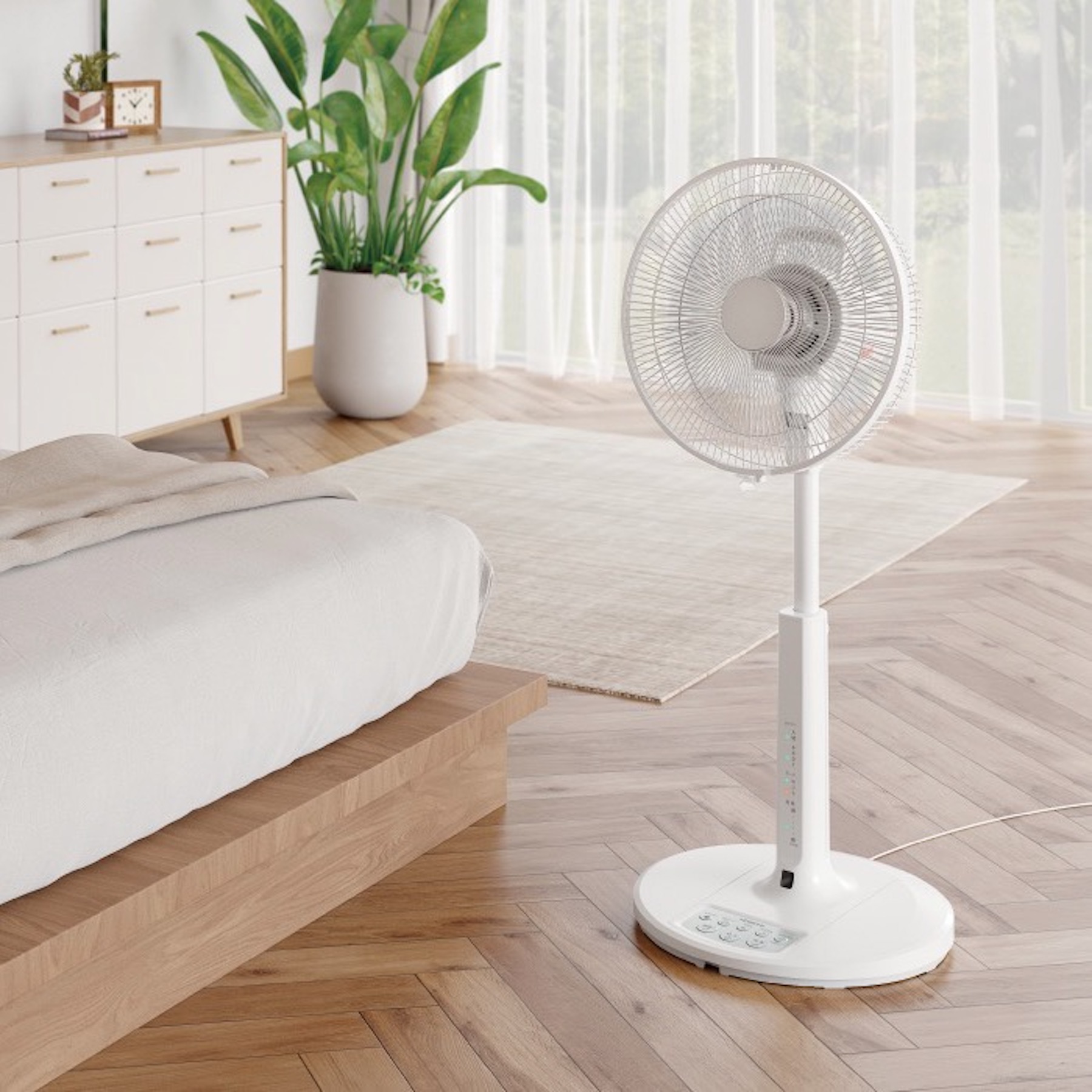Quạt đứng Hitachi HEF-AL300H 8 cánh nội địa Nhật Model 2026 chính hãng