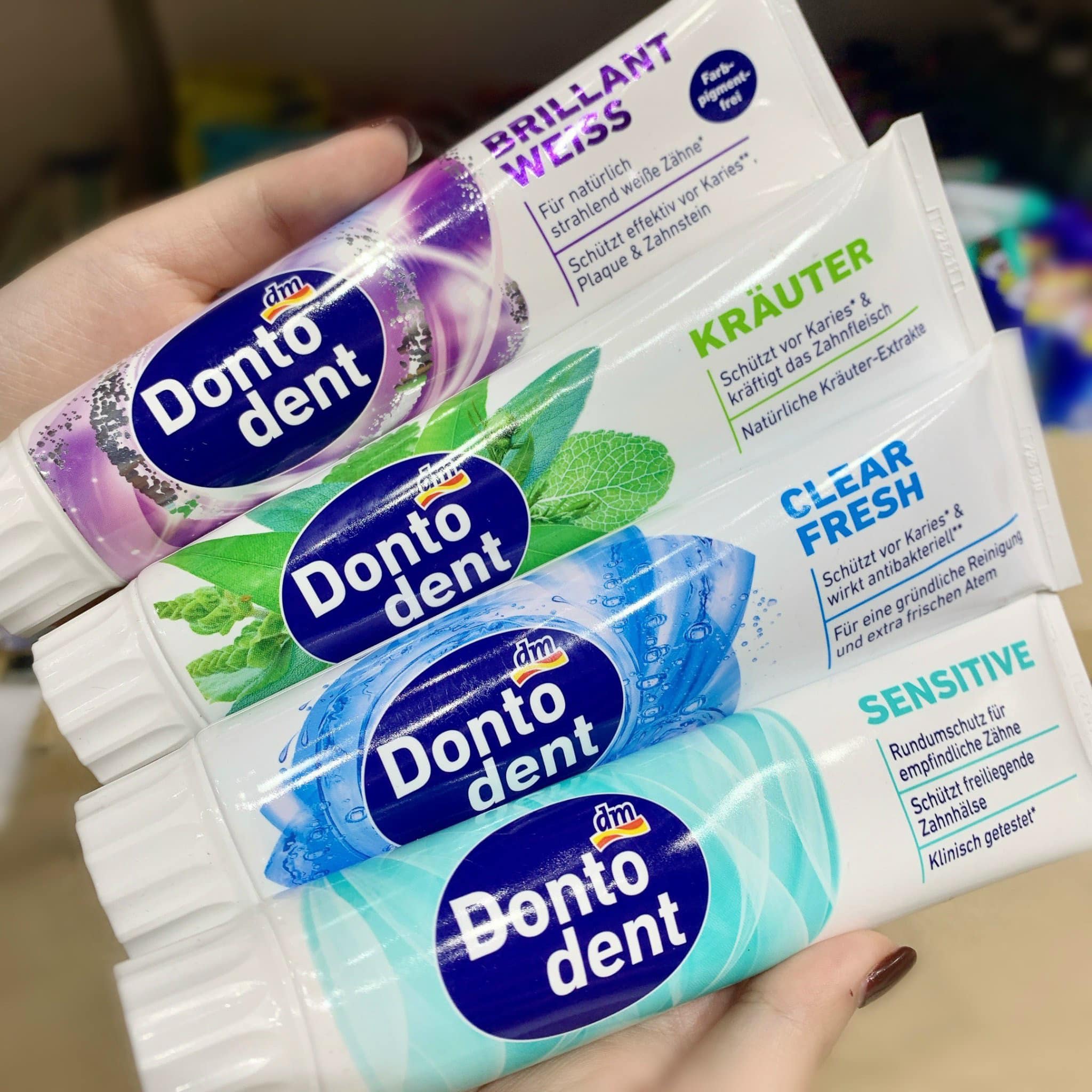 Kem đánh răng Dontodent Zahnpasta Brillant Weiß (Đức), 125 ml