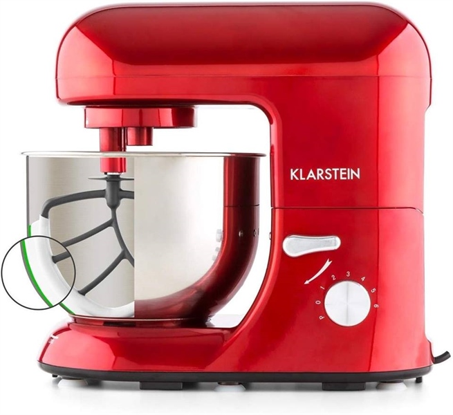 Máy trộn bột đa năng Klarstein Bella Rossa 2000W – Trợ thủ làm bánh tại nhà