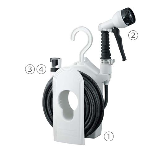 Bộ cuộn vòi tưới cây 10m Takagi R110CG – Gọn nhẹ, tiện lợi, chống xoắn hiệu quả