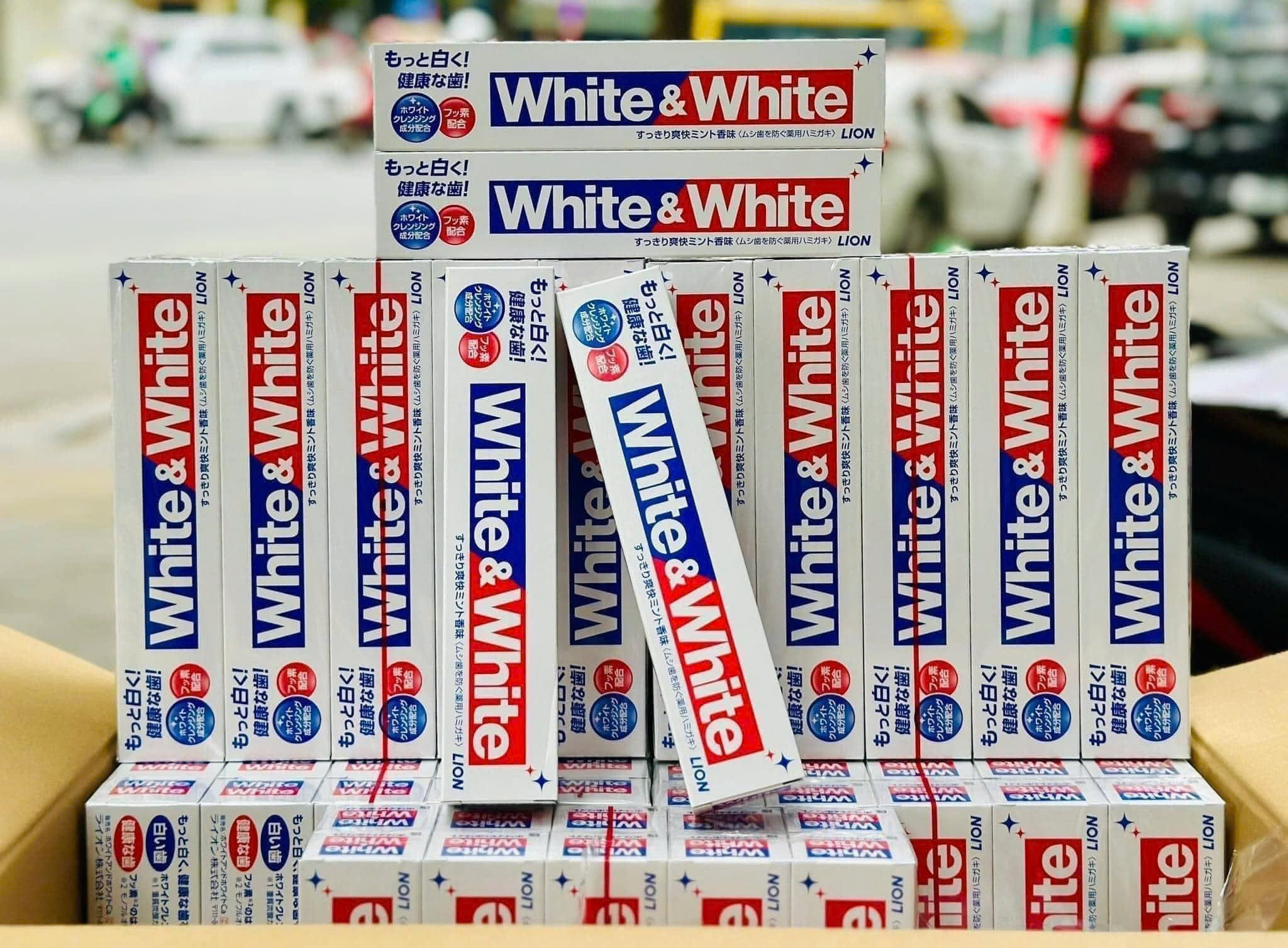 Kem đánh răng White White 150g – Trắng răng, sạch khuẩn, thơm miệng suốt ngày dài