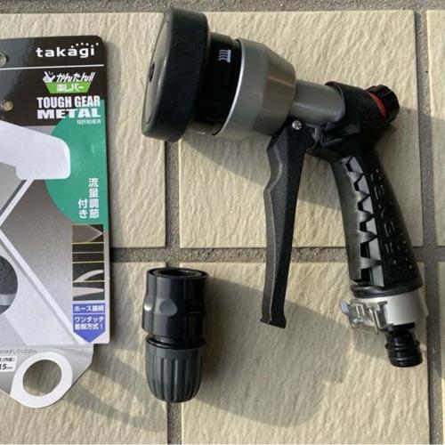 Vòi tưới cây kim loại 4 chức năng Tough Gear Takagi QG556 – Bền bỉ, mạnh mẽ cho mọi nhu cầu tưới