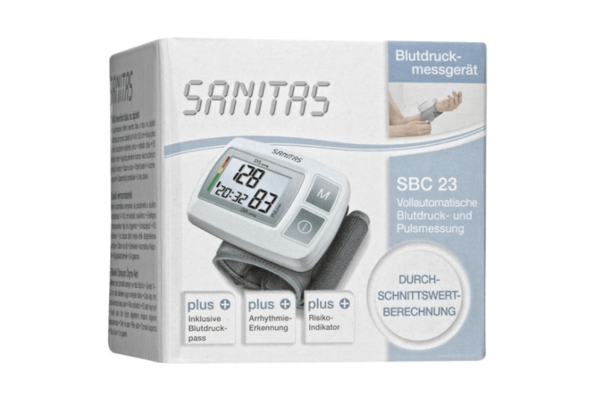 Máy đo huyết áp cổ tay Sanitas SBC 23 – Nhỏ gọn, dễ sử dụng tại nhà