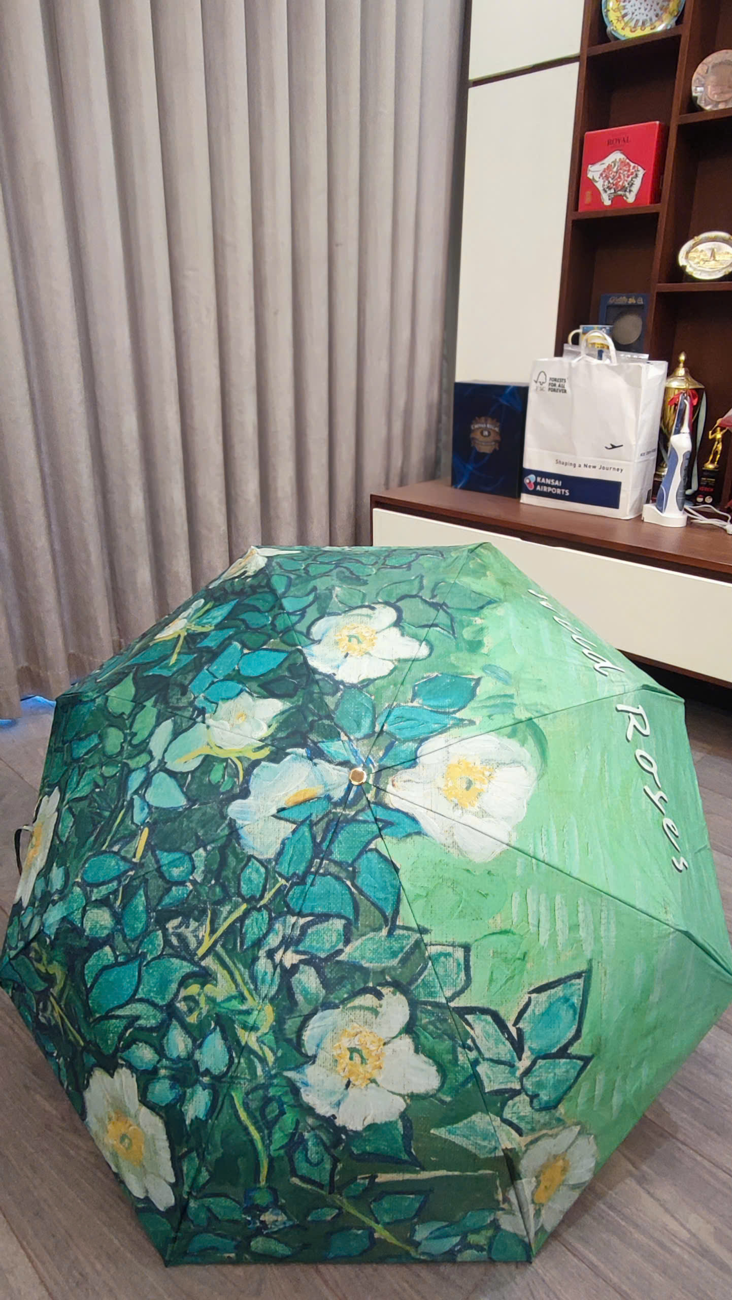 Ô Nhật Bản Hoa Văn Nghệ Thuật 2 Mặt – Ô 2 Lớp Chống Nắng, Chống UV Cao Cấp