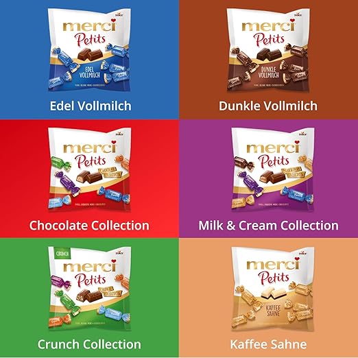 Kẹo Socola Merci Petits 125g – Socola Đức Nhiều Vị Cao Cấp
