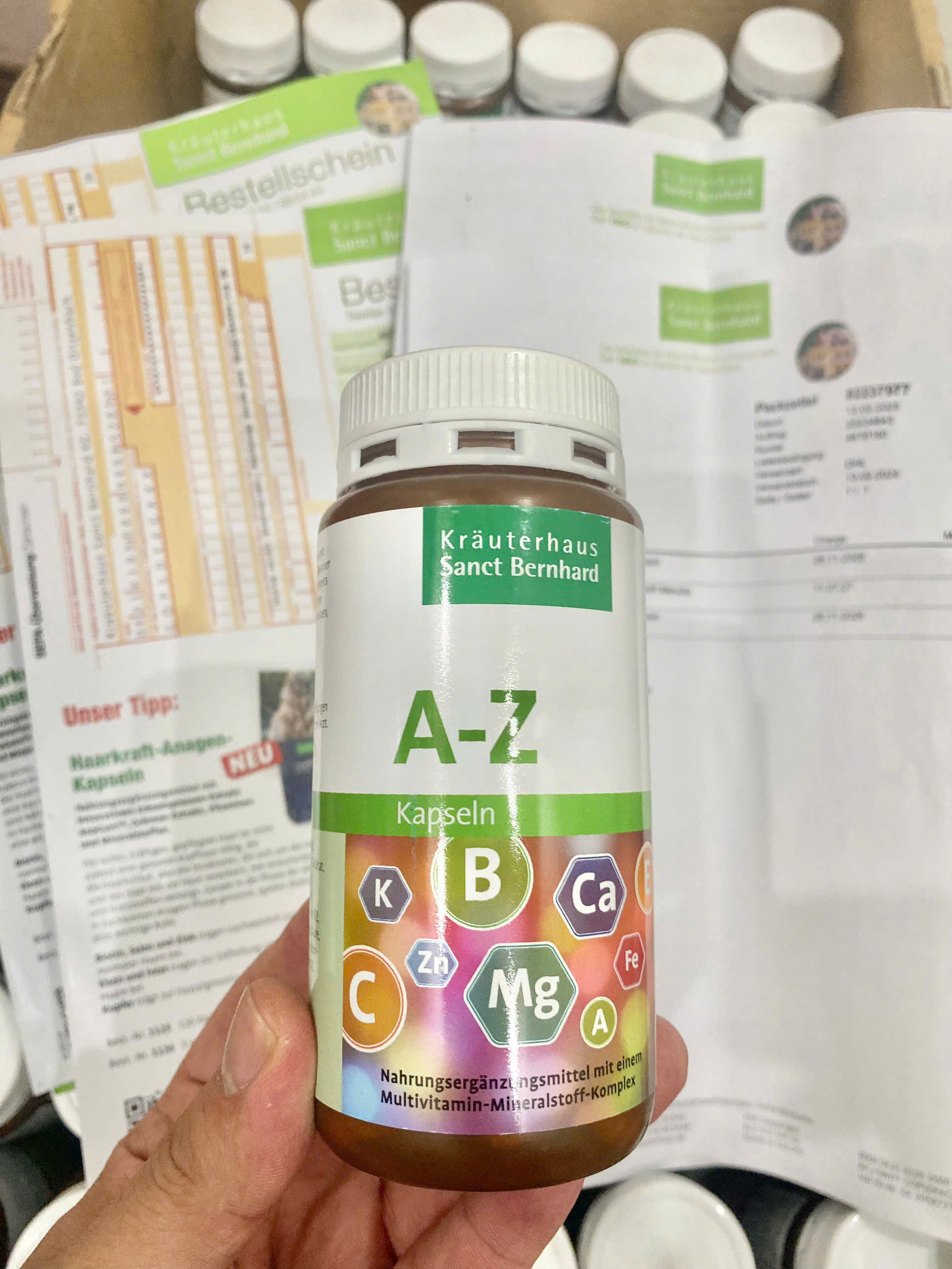 Viên uống tổng hợp A-Z Sanct Bernhard Đức | Bổ sung Vitamin & Khoáng chất