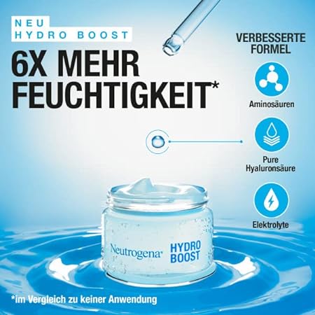 Kem Dưỡng Ẩm – Khóa Ẩm Neutrogena Hydro Boost 50ml | Cấp Ẩm Sâu, Da Mịn Màng Suốt 72 Giờ