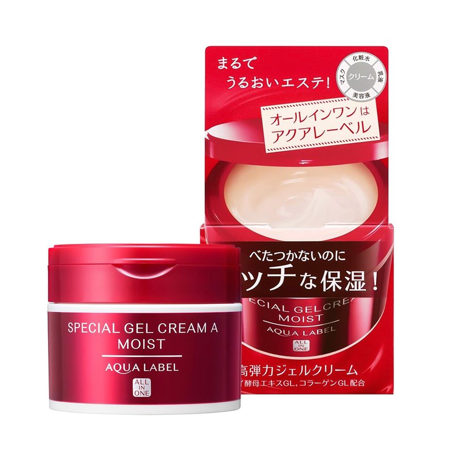 Kem Dưỡng Aqua Label Special Gel Cream Moist 90g (Đỏ)