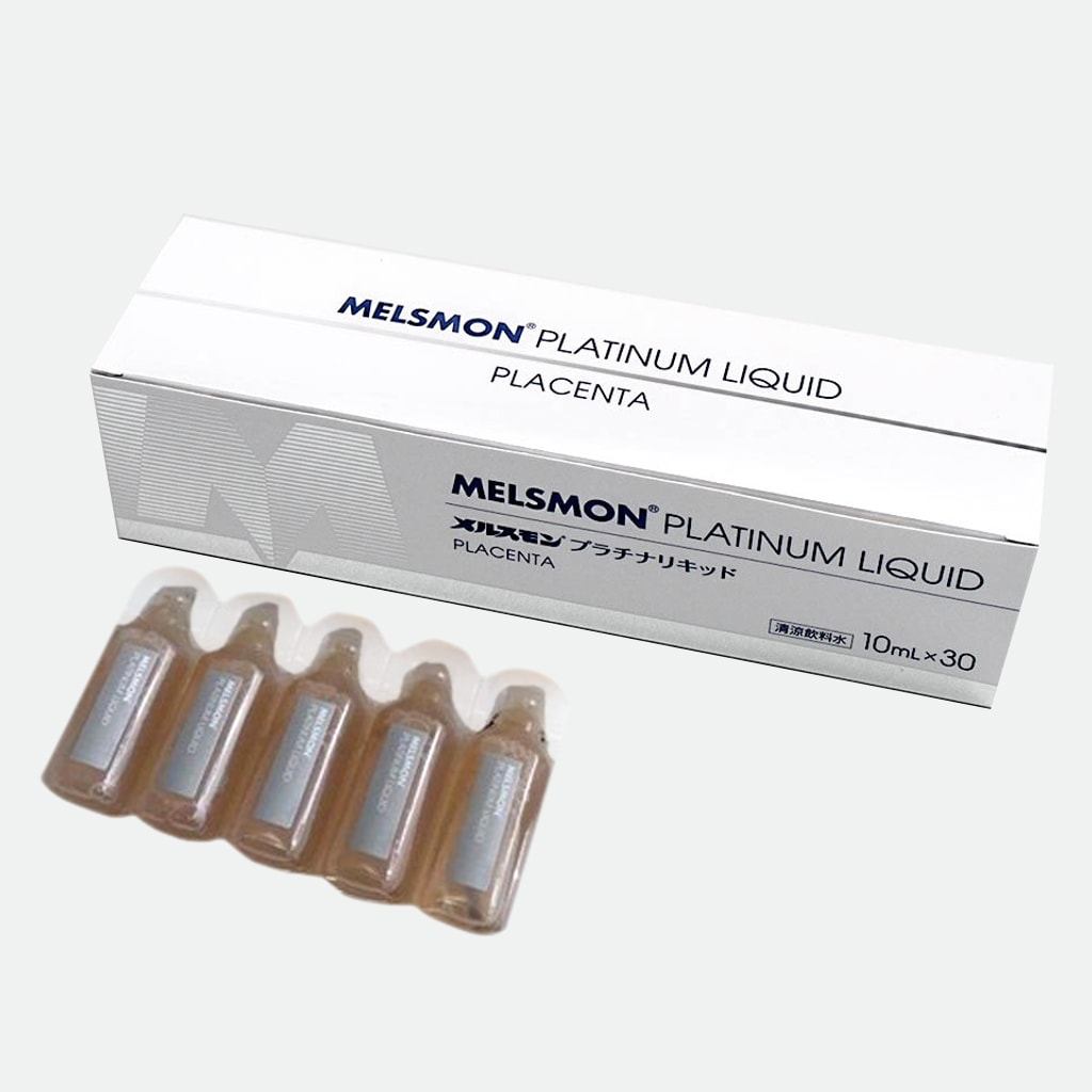 Tế bào gốc từ nhau thai ngựa Melsmon Platinum Liquid Placenta - Đỉnh cao của các loại nước uống đẹp cho da