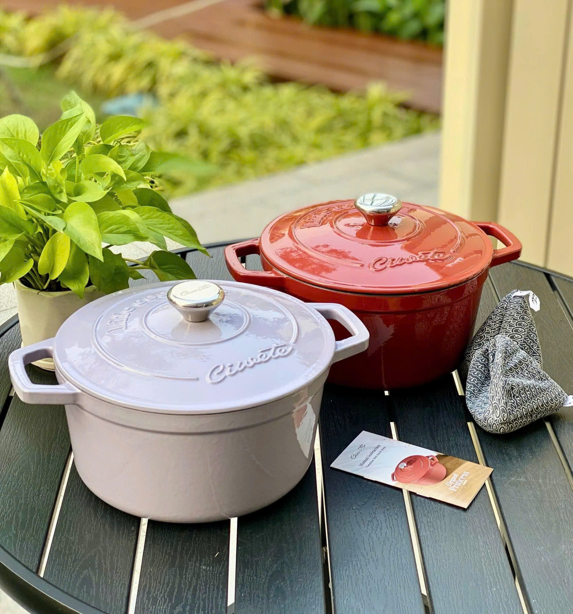 Nồi Gang Ciwete 24cm Dutch Oven – Nồi Gang Tráng Men Cao Cấp