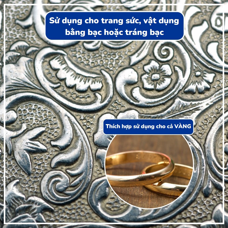 Dung dịch làm sạch trang sức Poliboy – Tẩy xỉn vàng bạc, kim loại hiệu quả – Made in Germany