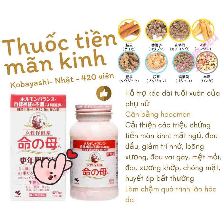 Viên uống trì hoãn tiền mãn kinh Nhật Bản – Cân bằng nội tiết, kéo dài tuổi thanh xuân