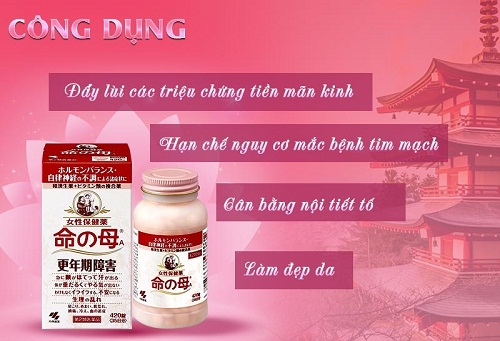 Viên uống trì hoãn tiền mãn kinh Nhật Bản – Cân bằng nội tiết, kéo dài tuổi thanh xuân