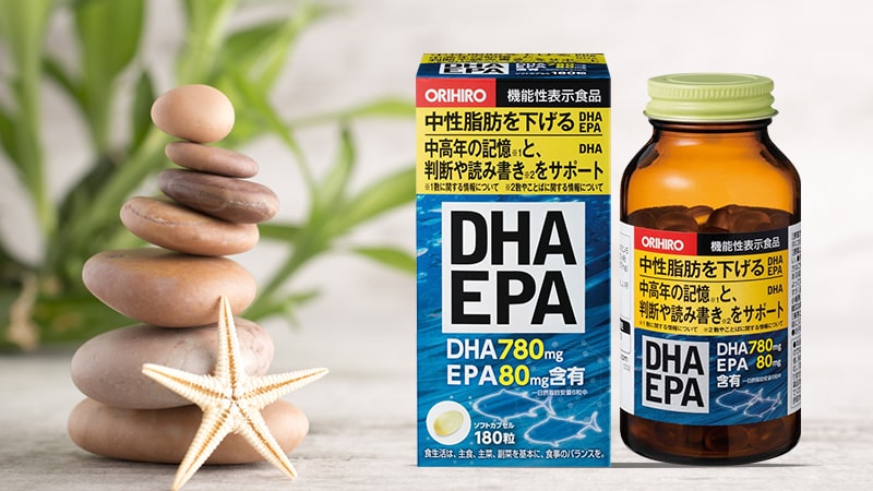 Viên uống bổ não Orihiro - DHA EPA 180 viên