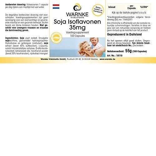 Viên uống hỗ trợ nội tiết tố và kich thích phát triển vòng 1 Warnke Soja-Isoflavone -100 viên