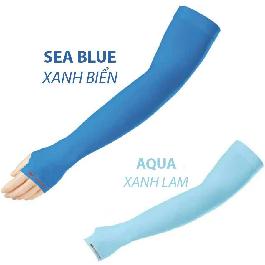 Ống tay chống nắng xỏ ngón 3M Mipan AquaX UV Protection Cool Wristlet PS2000H