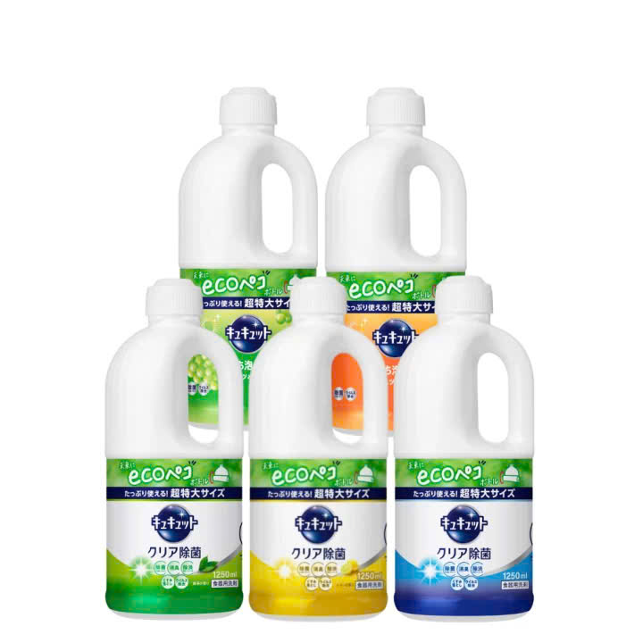 Nước Rửa Bát Kao Nhật Bản 1250ml – Đậm Đặc, Sạch Bóng, Dịu Nhẹ Da Tay