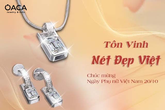 Quà tặng 20/10 ý nghĩa: Trang sức tôn vinh nét đẹp phụ nữ