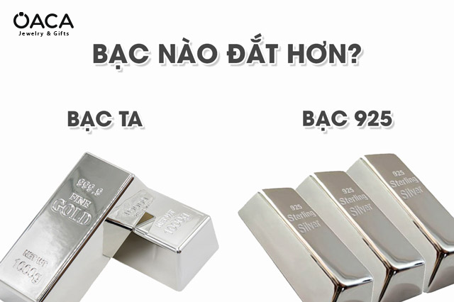 Bạc ta hay bạc 925 đắt hơn? Bí quyết lựa chọn loại bạc đúng