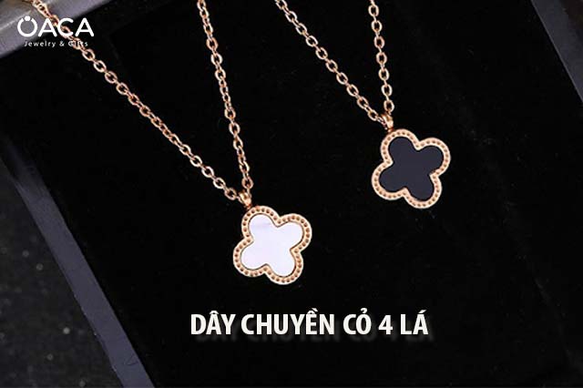 Dây chuyền cỏ 4 lá: Món quà tinh tế cho người thương