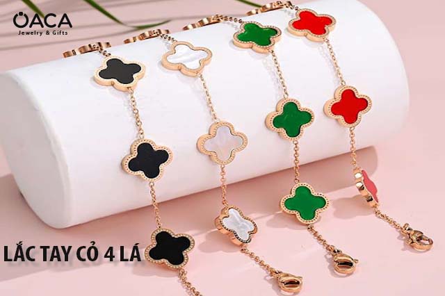 Lắc tay cỏ 4 lá: Biểu tượng may mắn của phong cách thời thượng